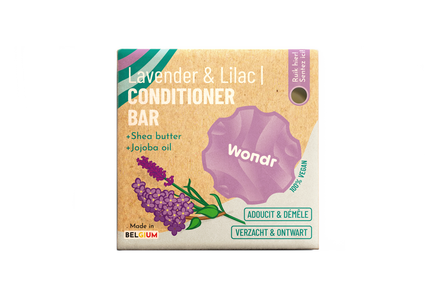 Conditioner Bar Purple Healing WONDR