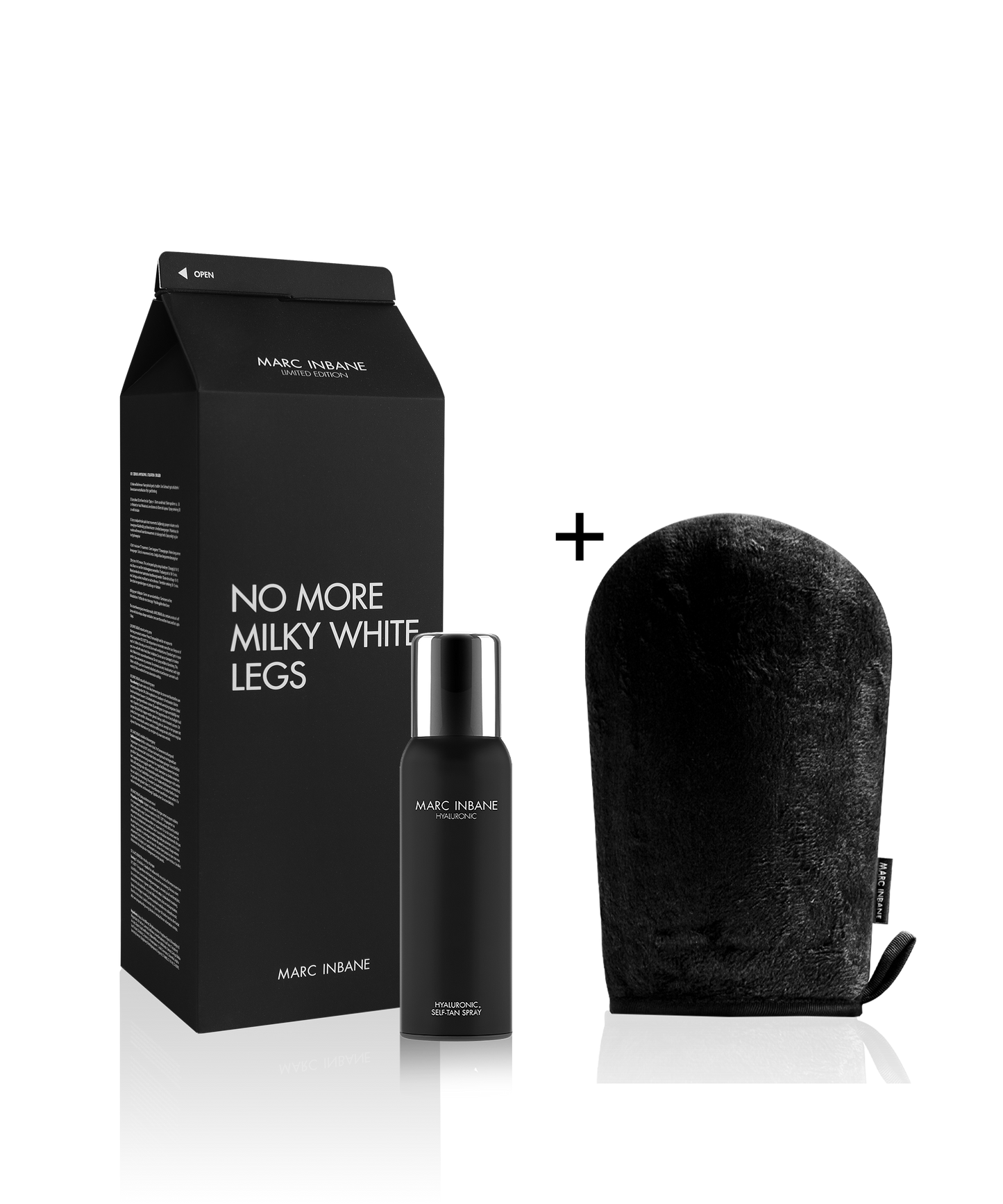 No More Milky White Hyaluronic Self-Tan Spray + GRATIS Glove
