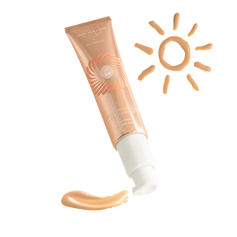 High Protection Sunscreen for Face by Nomige SPF 50 - SUMMER