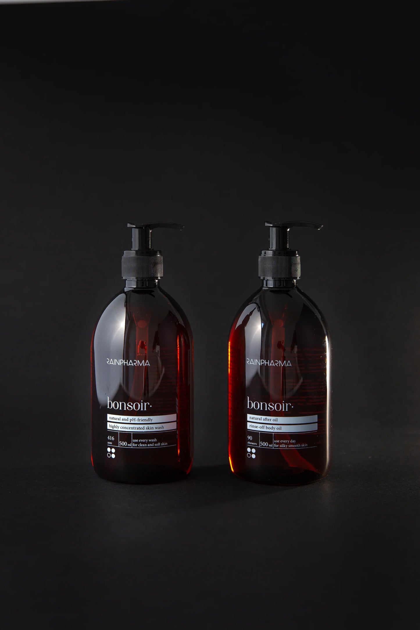 Skin wash Bonsoir + after Oil RainPharma