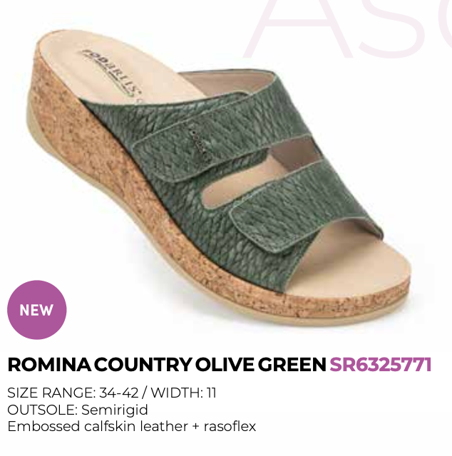 Podartis Romina country olive green