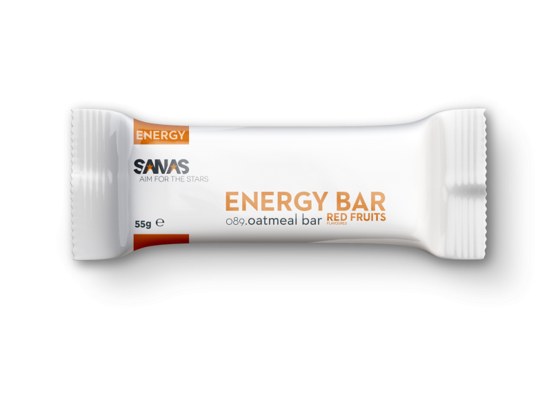 Sanas energy bar Rode vruchten - 12 repen
