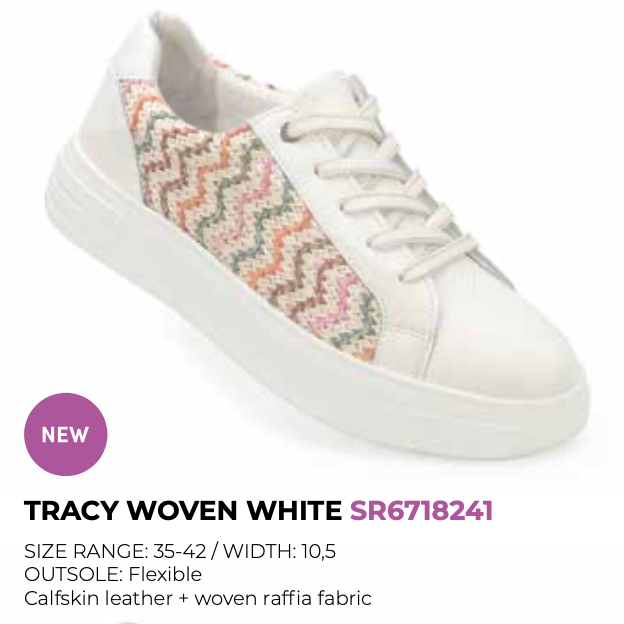 Podartis Tracy woven white